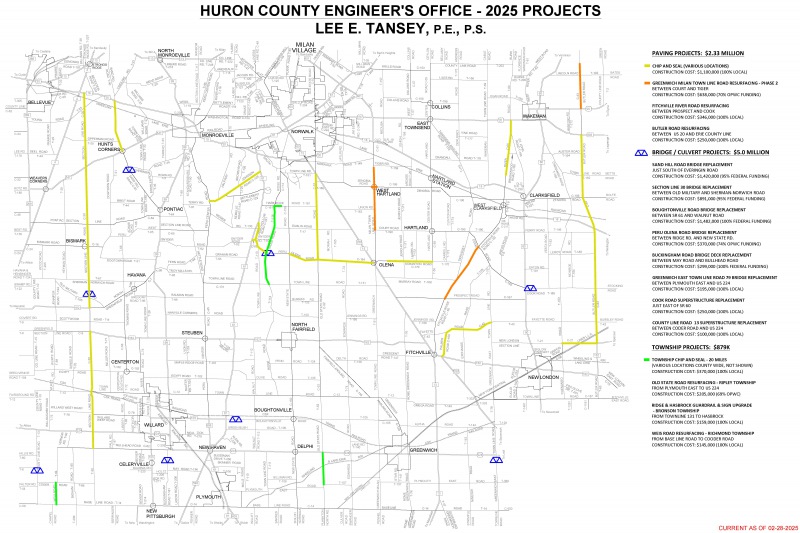 2025 projects map